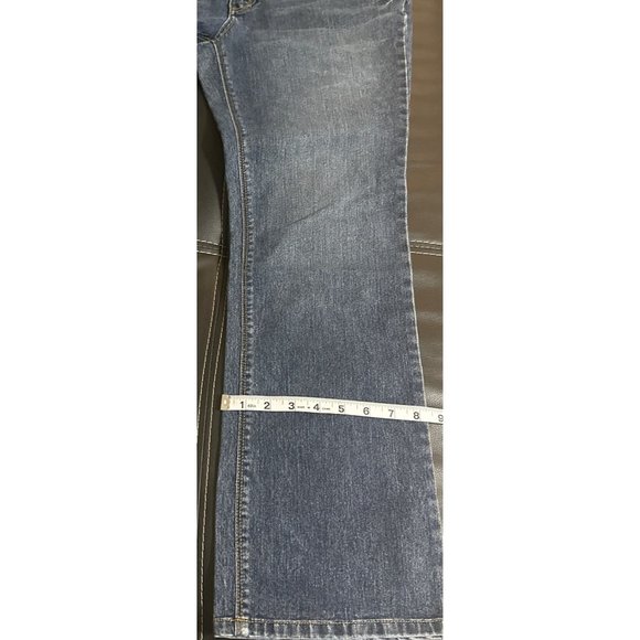 Cato Premium Bootcut Denim Jeans Mid Rise Women's 10P (32X30) Cotton Blend - Picture 12 of 13